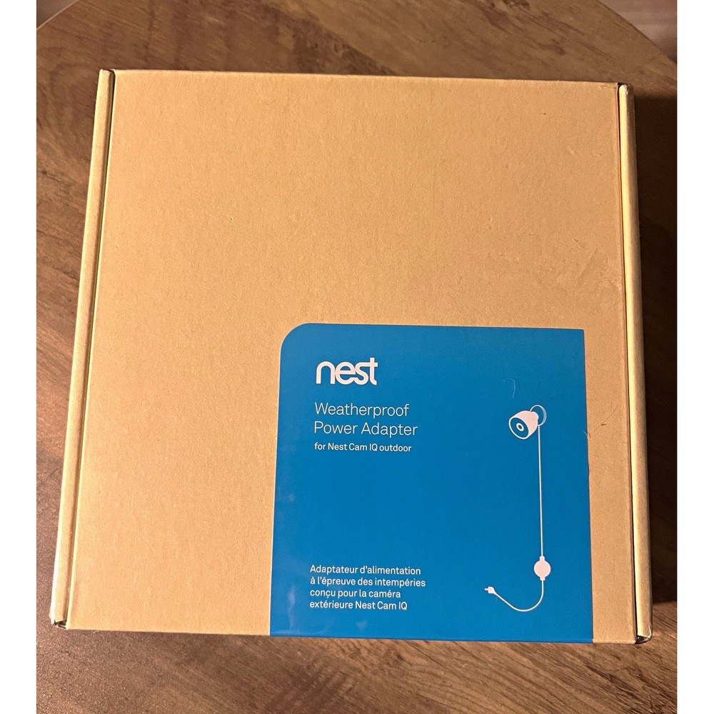 Nest Weatherproof Power Adapter 25 ft for Nest Cam IQ Outdoor NC11A